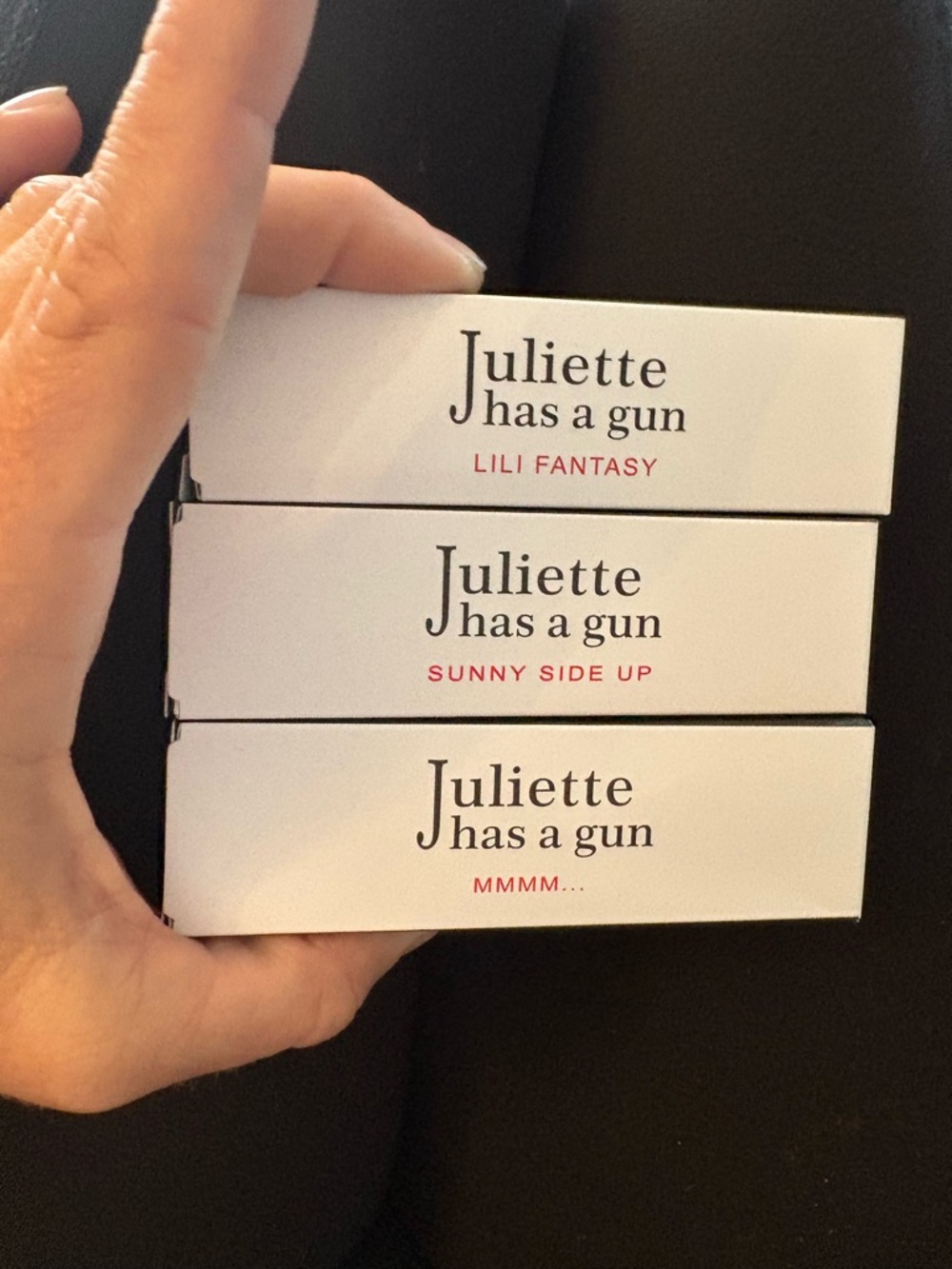 Juliette has a gun travel size fragrances